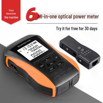 Интегрированный измеритель оптической мощности и красный лазерный фонарик для волокна 5 мВт с дальностью 5 км и зарядкой, тестер оптических потерь