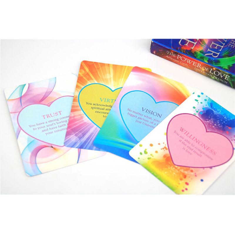 Новинка Сила любви Активация Таро 44 карты Колода Гадание Игральные карты Оракул