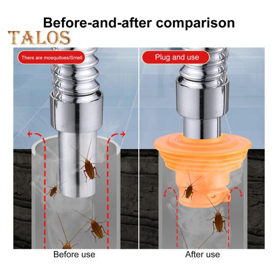 Герметик для сливной трубы Водонепроницаемый материал Простая установка Устойчивая к давлению напольная сливная труба Освежитель воздуха для ванной комнаты