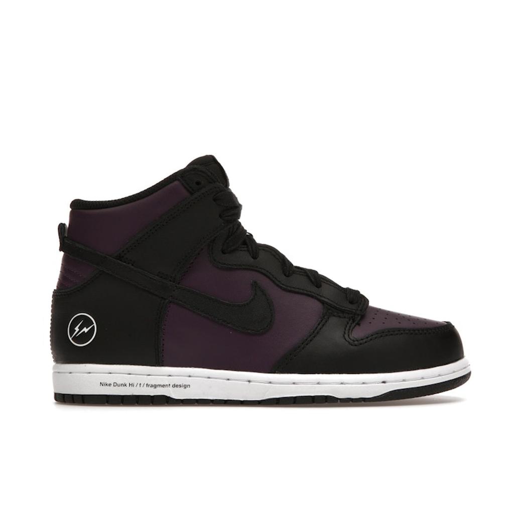 Nike Fragment Design X Dunk High PS Beijing Kids Sneakers Purple Wine Black DJ4285-600