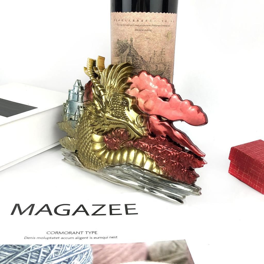 Сделай сам Форма для настенного подвеса в виде дракона Скандинавские украшения Силиконовая форма Трехмерный подвес для гостиной Форма для смолы