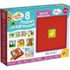 Puzzles Progressifs Carotina Baby Les Bébés Animaux Avec Support Auto-correctif - LISCIANI