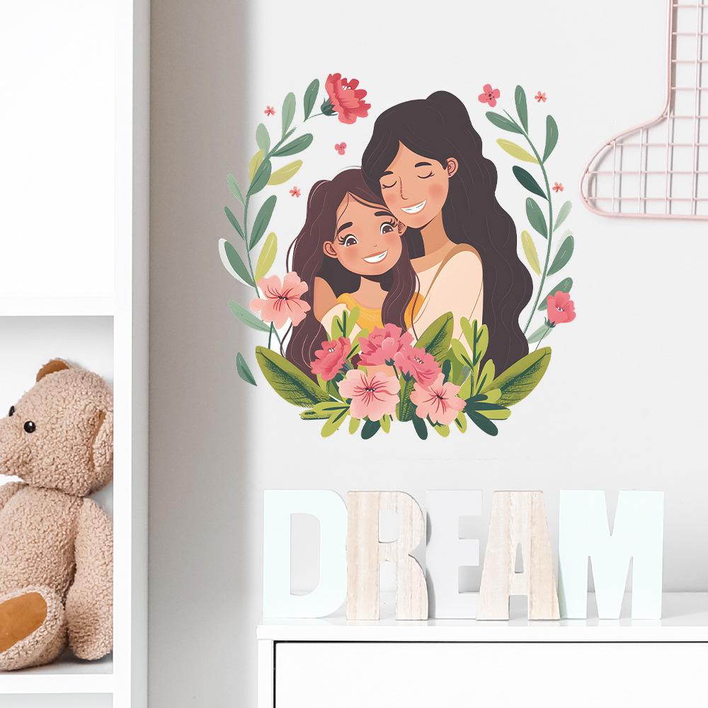 Fun-f145 Мультяшная гирлянда ко Дню матери для детской спальни, торгового центра, коммерческого фона, ландшафтного дизайна, настенных наклеек