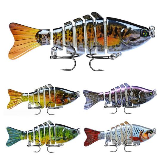 Бионическая плавающая приманка, реалистичные рыболовные снасти для ловли окуня, 3D бионические рыболовные приманки, которые плавают сами по себе для пресноводной и соленой рыбалки