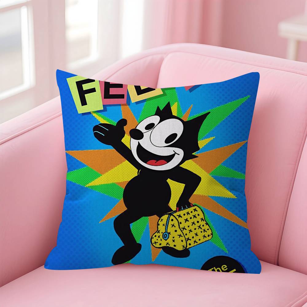 Movie FFelix CLASSIC the Cat Cushion Cover Pillowcase Upholstery Sofa Throw Pillow Home Decor Pillowcas