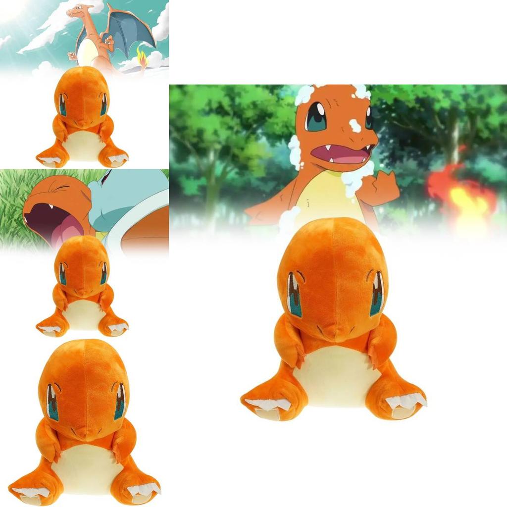Charmander Plush Pokemon Toy Cartoon Stuffed Doll Cute Decoration Kids Gift