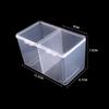 2Grids Nail Storage Box, Nail Polish Remover Pad Storage Container, Cosmetic Storage Box Organizer, Cotton Film Box, Suitable F