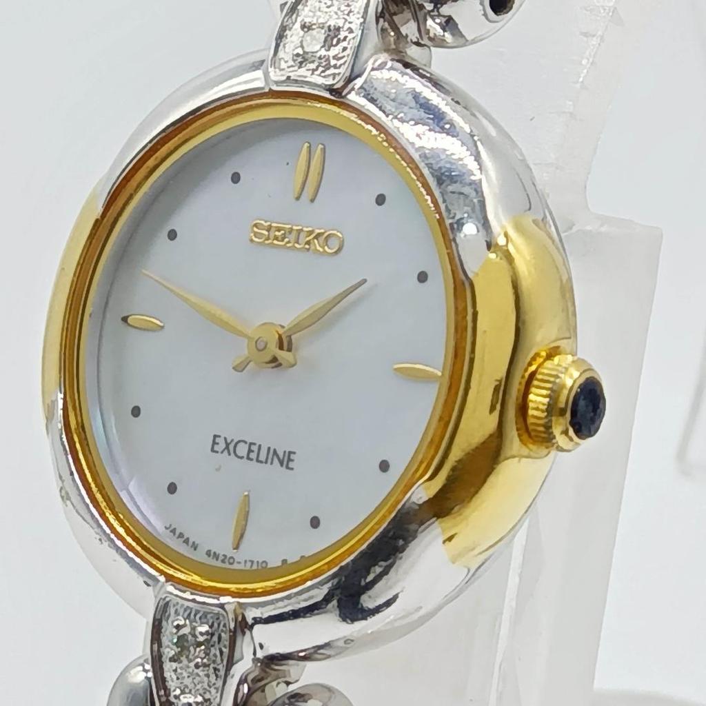 [USED] 375 Free Shipping Battery Replaced SEIKO Exceline Women's Watch