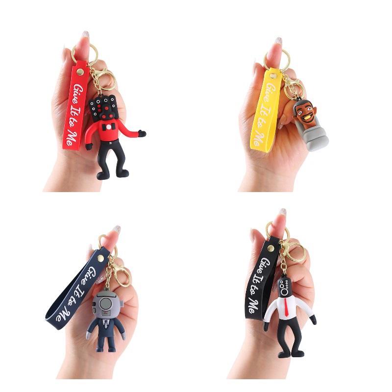 Cartoon Music Guy Keychain Perfect For Business/advertising/conference Gifts Pvc Soft Gel Material