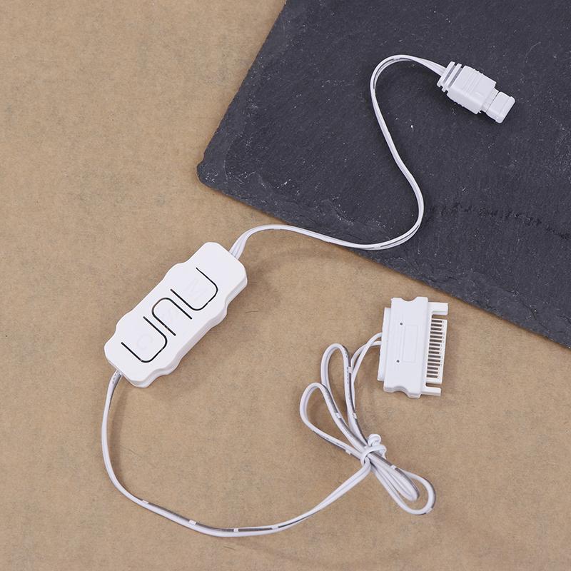 1 шт. контроллер Argb 5 В 3-контактный к источнику питания Sata мини-контроллер Rgb 3-контактный концентратор для корпуса процессора компьютера охлаждающий вентилятор светодиодный радиатор