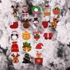 20/40pcs Delicate Christmas Tree Pendant Wood Hanging Ornament Crafts Christmas Decoration  Party