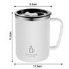 Portable Double Wall Stainless Steel Insulated Cup Coffee Mug Vacuum Water Bottle Traveling Cup