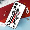 Чехол Christian Templar Knights для Xiaomi Redmi Note 12 11 10 9 8 13 Pro Plus 12S 11S 10S 9S 10A 9C 10C 12C 13C Cover