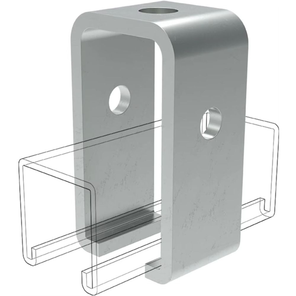 Assembly Track Hanger Silver Intermediate Support safety Track Bracket  factory