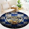Круглый ковер Al Hilal SFC, Ковер для гостиной, спальни, дивана, игровой комнаты, Нескользящий коврик для пола