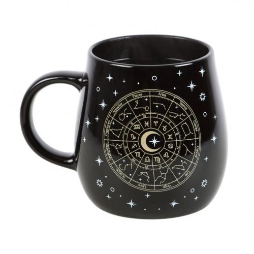 Something Different Astrology Wheel Heat Changing Mug