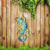 Metal Gecko Wall Decor Wall-mounted Colorful Gecko Figurine Wall Art Gecko Decoration for Garden Indoor Outdoor Decor Housewarming Gift