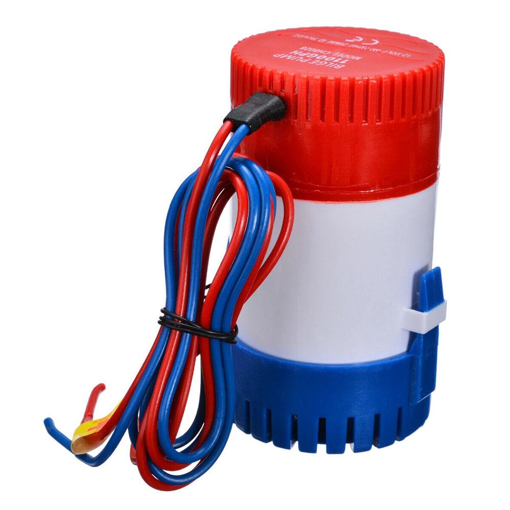 1100GPH 12V Marine Bilge Pump Electric Small Submersible Pump Yacht Boat Tool