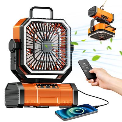 5400/9000 мАч USB перезаряжаемый вентилятор для кемпинга портативные циркуляторы воздуха беспроводные вентиляторы вентилятор для палатки с крючком