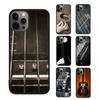 Чехол для телефона с рисунком гитарных и басовых струн Rock For iPhone 17 Air 15 16 16e 14 13 Pro Max Coque 12 11 Pro Max For Apple PLUS fundas