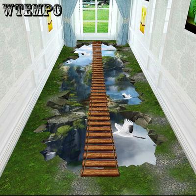 3D коридор длинный ковер украшение гостиной домашний проход нескользящие коврики современный роскошный ковер для декора прихожей