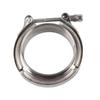 Broyear NEW 2" 2.5" 3" 3.5"  51mm 57mm 63mm 76mm Self Aligning Male/Female V-Band Vband Clamp CNC Stainless Steel Flange Kit