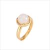 Buckle Women Finger Ring Gold   Ring  Beads Ring Women Open Ring Chinese Style Ring