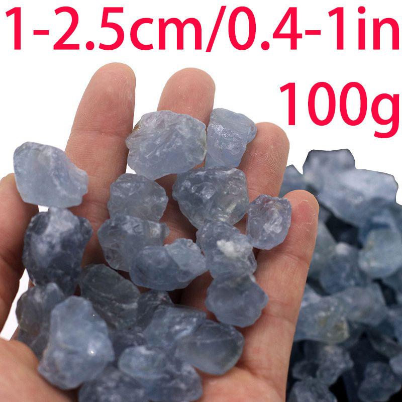 Exquisite Natural Blue Celestite Mineral Quartz Crystal Rough Stone For Reiki Healing