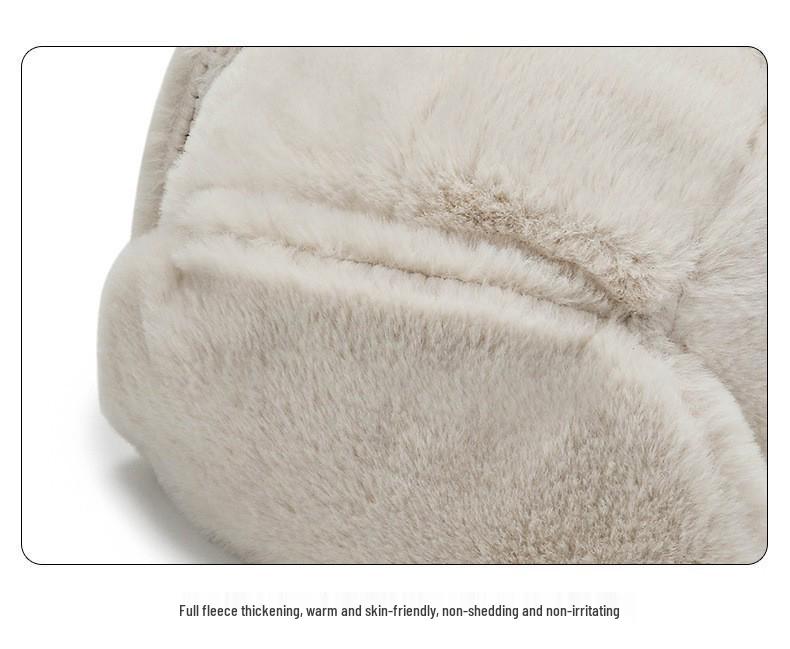 Unisex Winter Cycling Hat with Ear Protection, Thick Velvet Lining