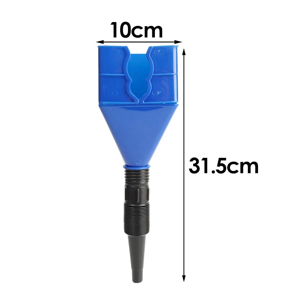 Автомобильная пластиковая воронка для заправки, портативный складной телескопический шланг, заправка без помощи рук, воронка для мотоцикла, инструмент для ремонта автомобиля