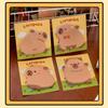 Cartoon Capybara Sticky Notes 30 Sheets To Do List Cute Notepad