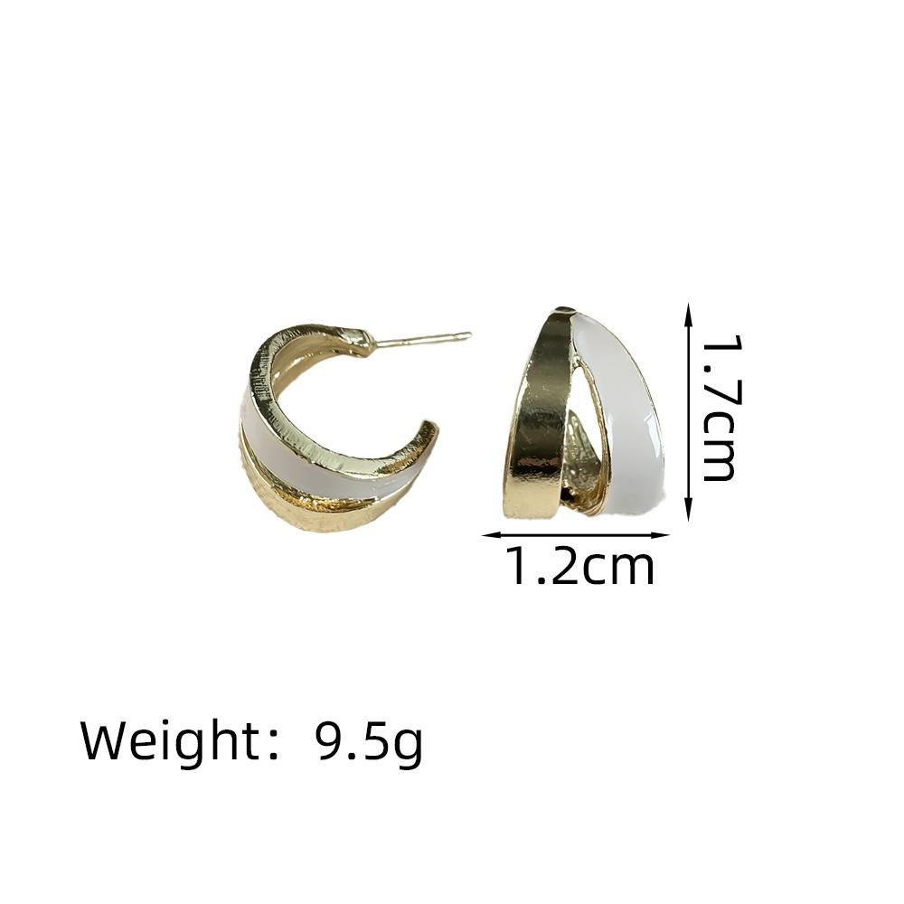 925 Pearl Earrings Women'S Simple Temperament Versatile Stud Earrings High Quality Advanced Sense 925 Niche Earrings