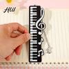 Black And White Bookmark Piano Bookmark, Stainless Steel Music Note Page Marker, Musical Decorative Key for Lovers, Reading Gift Unique With Charm