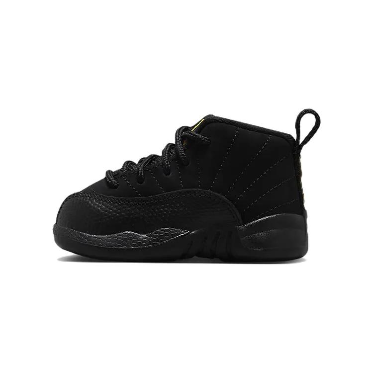 Air Jordan 12 Retro Toddler 'Black Taxi' (Unisex) Black / Taxi Toddler Shoes 850000 071