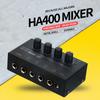 4 Channels Mini o Stereo Headphone Amplifier HA400 Ultra-Compact Audio Amplifier With Power Adapter EU US Plug Adapter