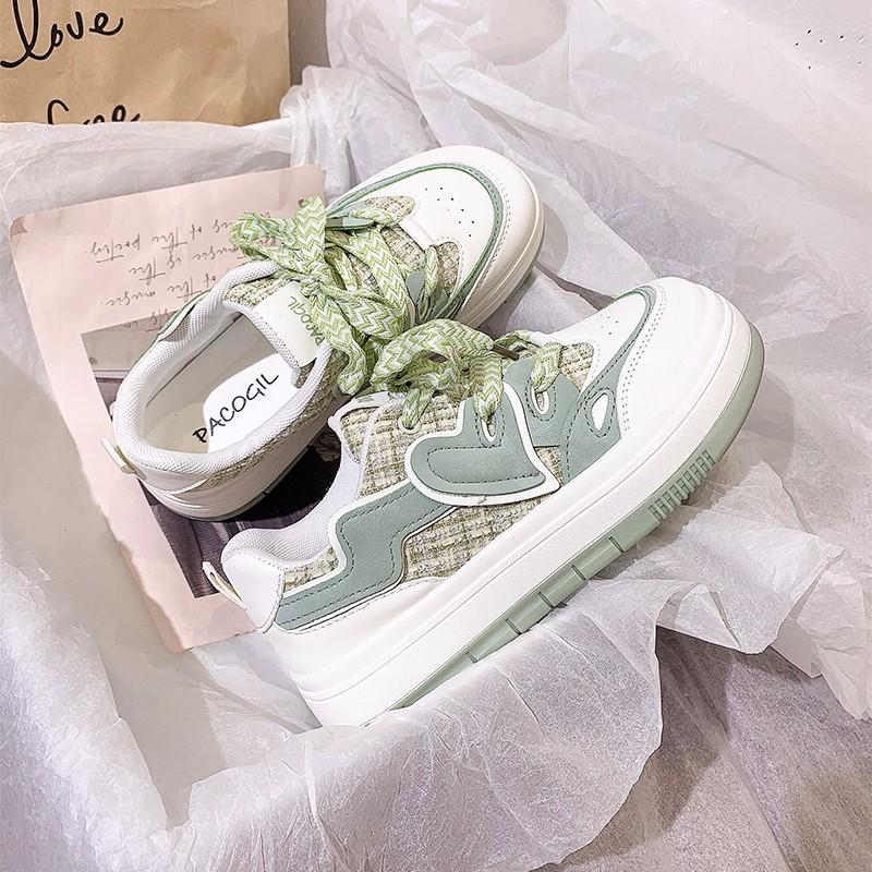 Студенческие белые туфли цвета зеленого матча, женские летние сетчатые дышащие универсальные женские туфли