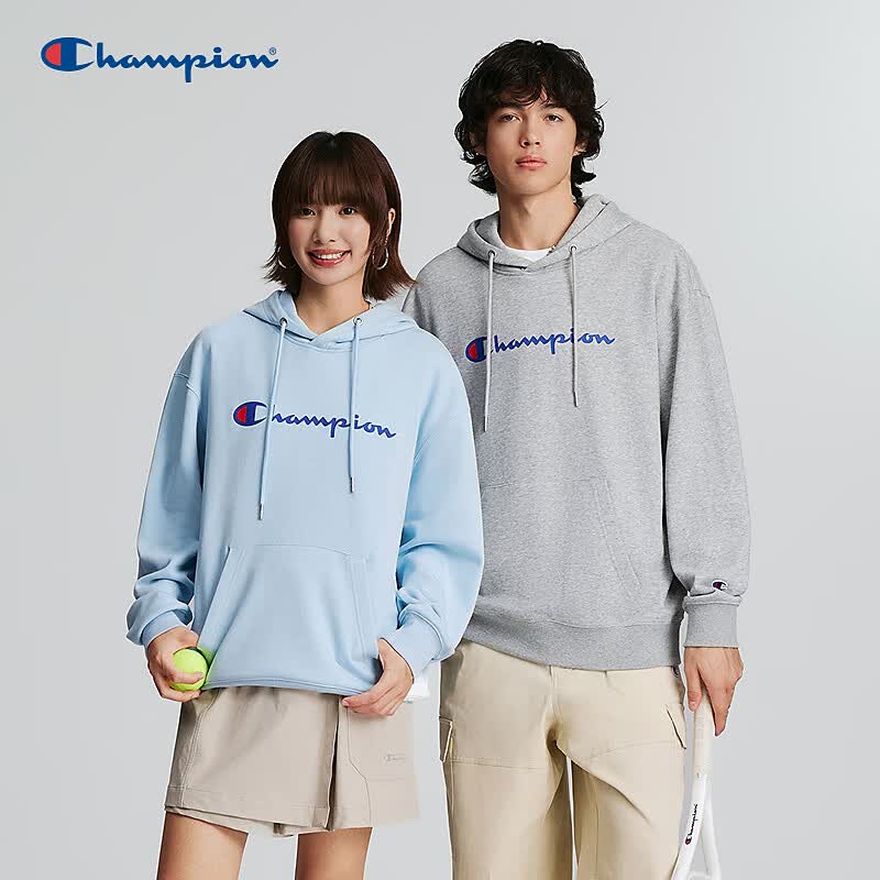 Champion Худи с принтом в американском стиле