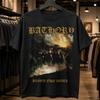 BATHORY Тяжелая футболка 220 г/м² | Мужская Женская Премиум Обычный крой 100% Хлопок