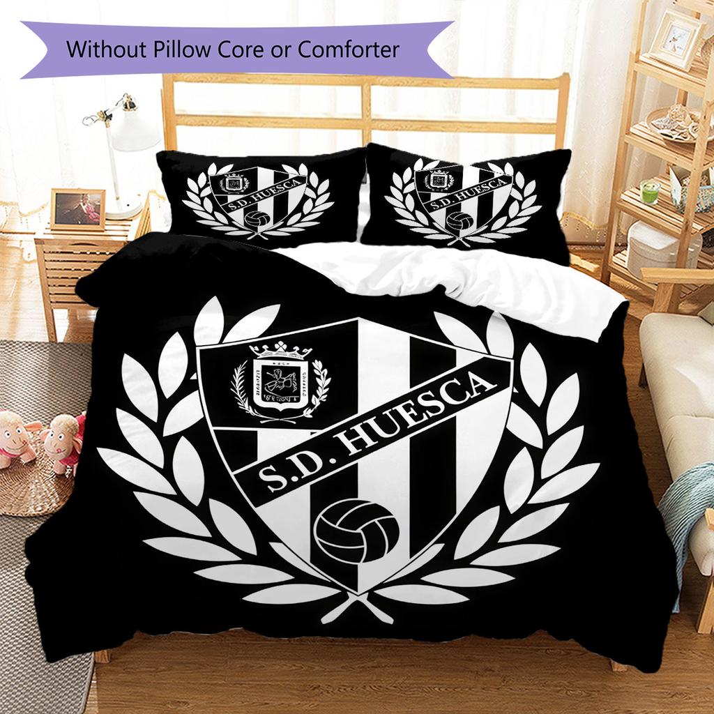 Huesca Bedding Quilt Set Quilt Cover Pillowcase Home Decoration Birthday Gift (1 * duvet cover + 2 * pillowcase, without core)