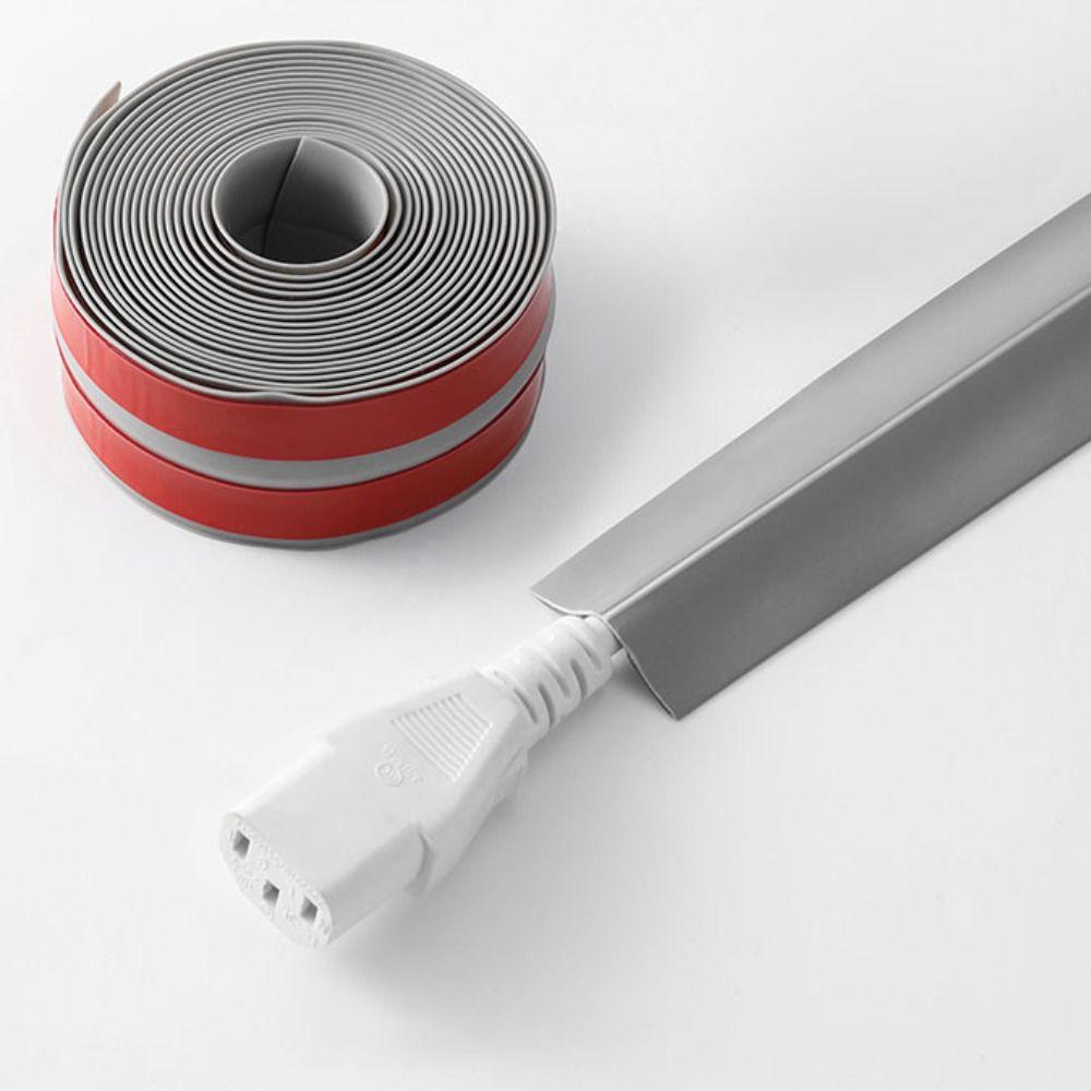 Самоклеящийся Электрический Кабель-Канал Мягкий Напольный Кабель-Кабель Кабельные Крышки На Пол