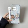 Мультяшный Милый C-Кони B-Браун Чехол для Телефона Для IPhone 17 16 15 14 13 12 11 Pro Max Plus Гофрированный Бампер Задняя Крышка Корпус
