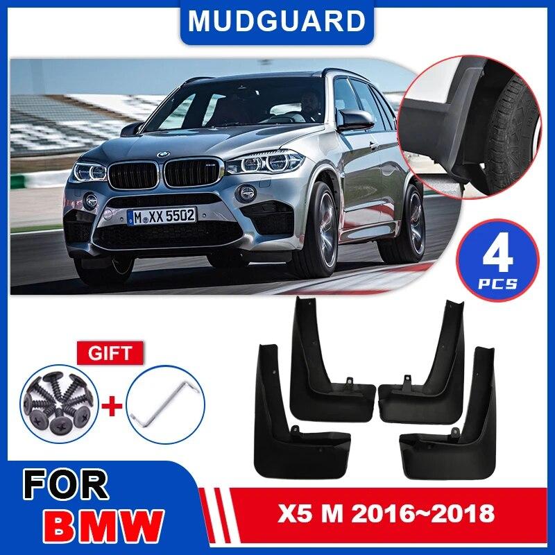 Для BMW X5M 2016 2017 2018 Брызговики Брызговики на крыльях Передняя и задняя брызговики Автозапчасти Крышка колеса Аксессуары