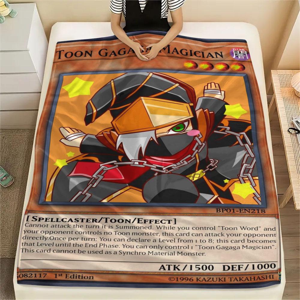 Soft Game King card pattern knitted blanket, high-quality and comfortable blanket, a gift for family and friends