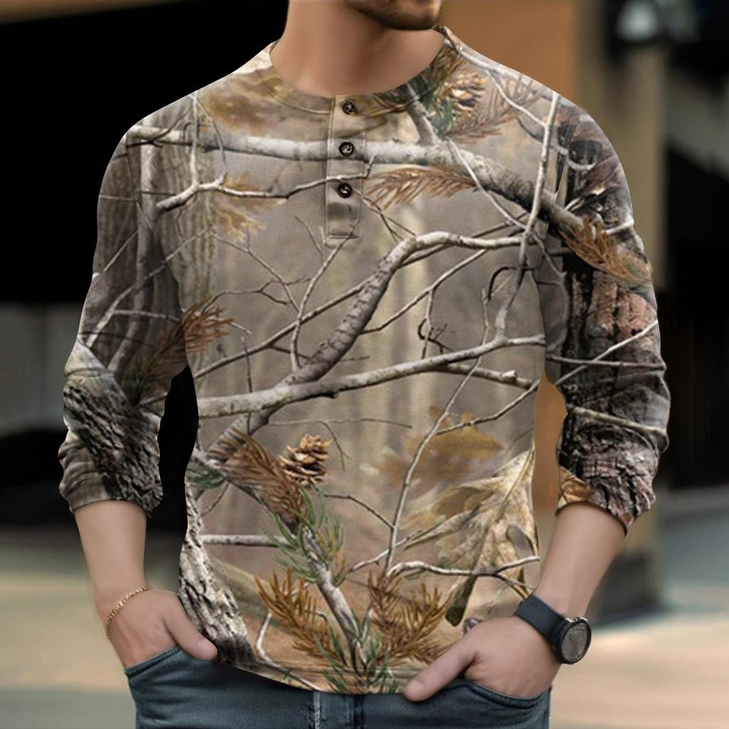 Мужская уличная винтажная модная спортивная футболка с v-образным вырезом и длинным рукавом