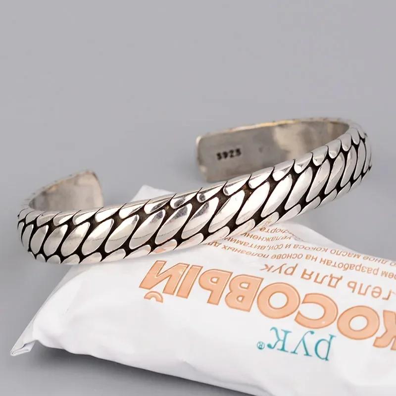 Модный регулируемый браслет-манжета с крыльями и перьями для мужчин, модный открытый дизайн, счастливое ювелирное изделие, подарок