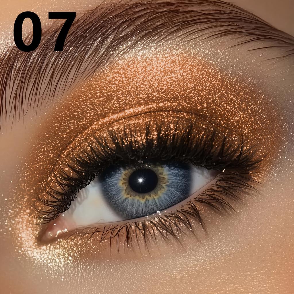 Яркие блестящие кремовые тени для век с кисточкой. Стойкие водостойкие неразмазывающиеся мерцающие тени для век, идеально подходящие для сценических вечеринок