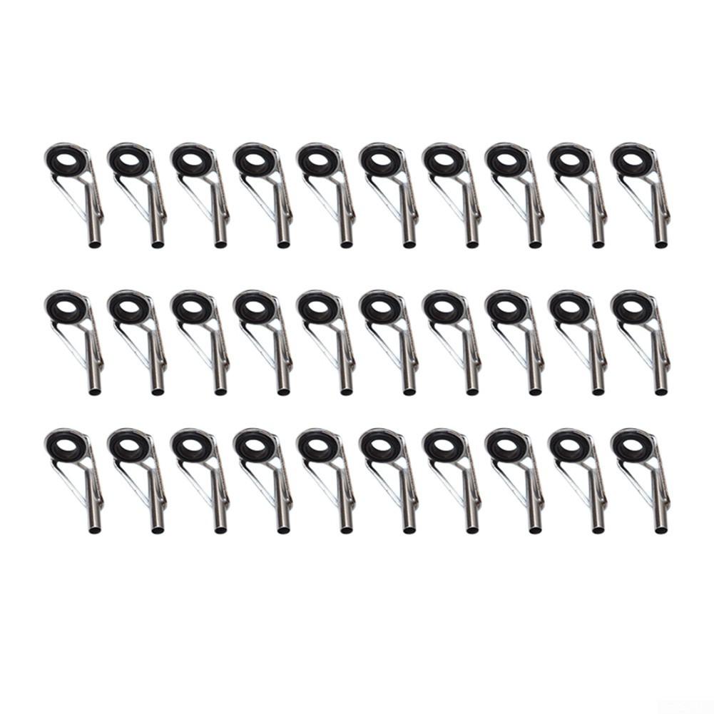 UK-30 X Керамическая направляющая для удочки, наконечники из нержавеющей стали, ремонтный комплект верхних проушин