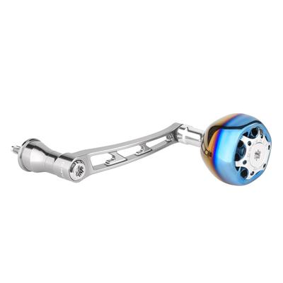 Gomexus 70-миллиметровая ручка для спиннинговых катушек Shimano и Daiwa с титановой рукояткой Power Knob, цельная конструкция, ультрадюралюминий,