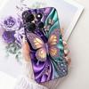 For Motorola Moto G86 Power Cute Flower Butterfly Cat Painted Case For Moto G86 G86Power Black Silicone Soft Phone Cases
