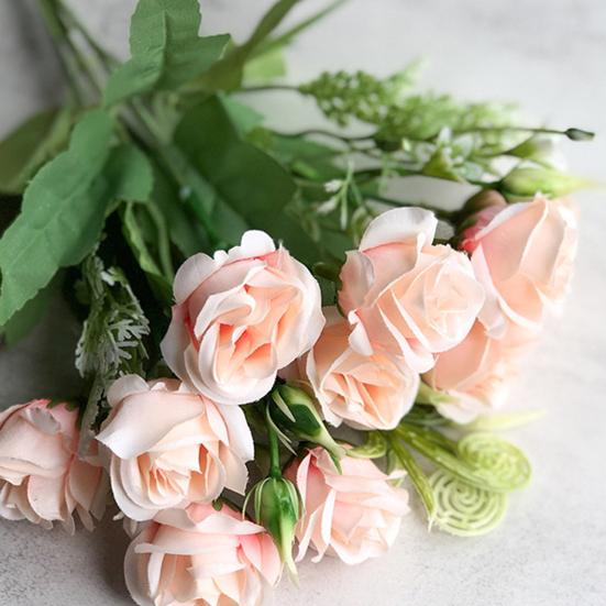 Искусственный цветок, красивая, устойчивая к атмосферным воздействиям, изысканная современная простая искусственная дождевая роза для влюбленных